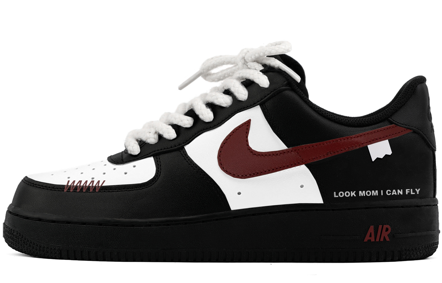 

Nike Кроссовки Air Force 1 07 Abrasion Resistant Height Increasing Low top Skateboard Shoes Unisex Black White
