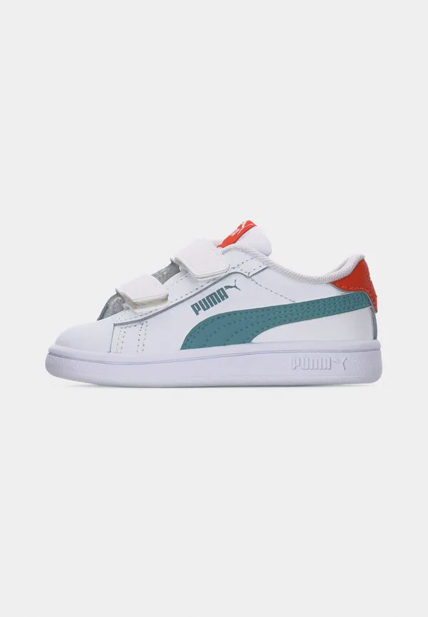 Унисекс кроссовки smash 3.0 Puma, White/Baltic Sea Blue — фото 2