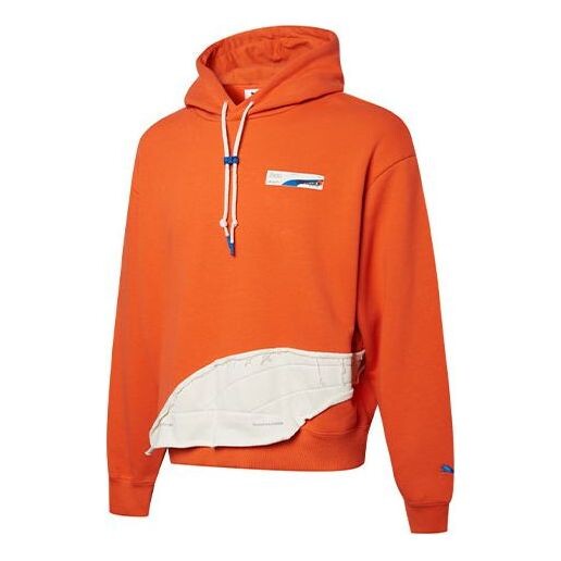 

Толстовка x roaringwild hoodie 'orange white' Puma, оранжевый