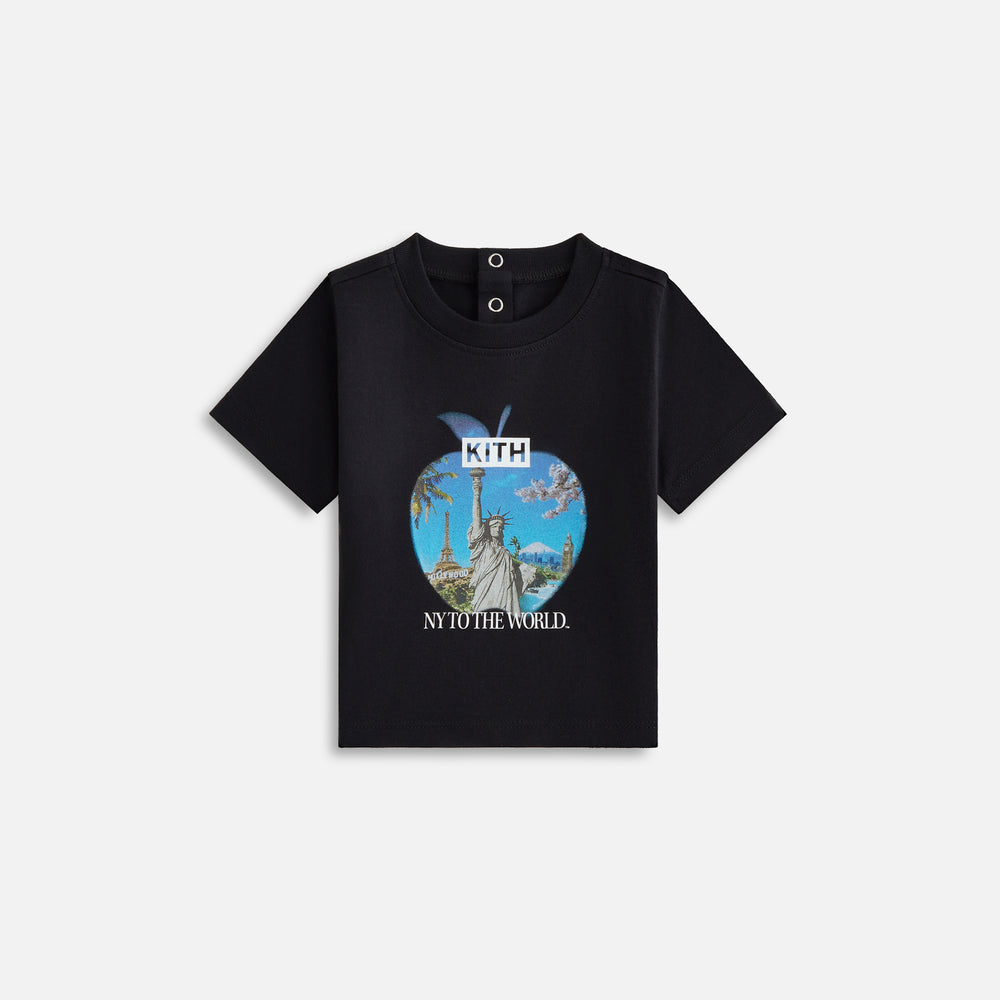 

Топ Kith Baby New York To The World Tee, черный