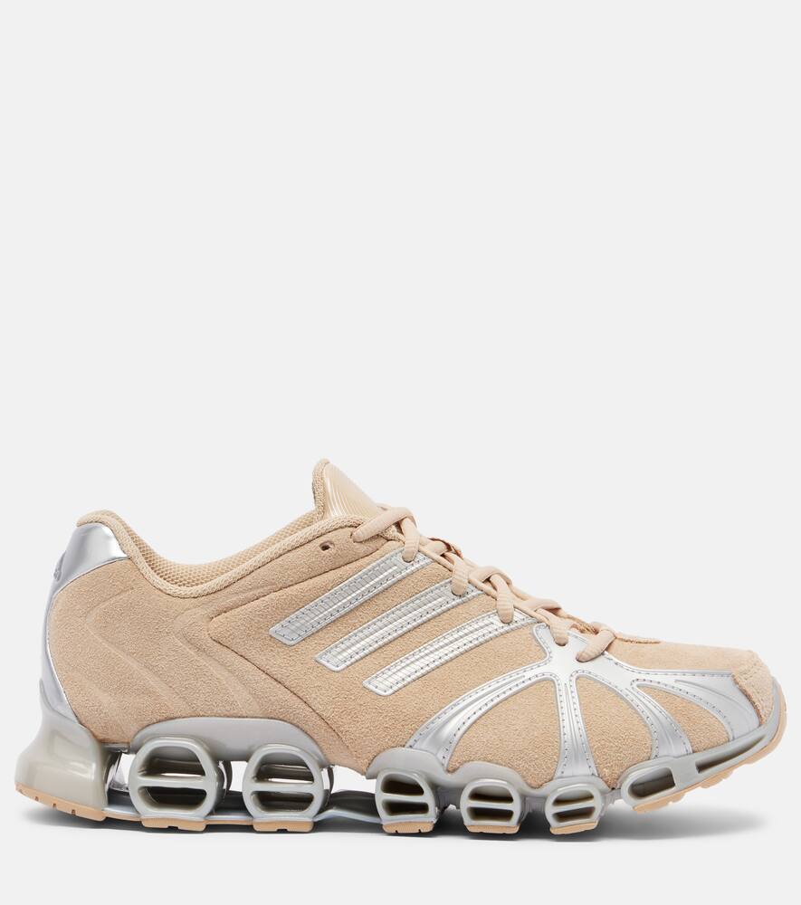 Кроссовки Mega Ghostride из замши Adidas, Magic Beige/Silver Met/Beige — фото 4