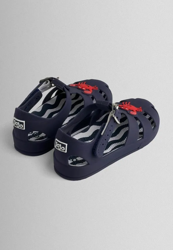 Шлепанцы для бассейна стандартного размера Jojo Maman Bébé, Crab Navy Blue — фото 4