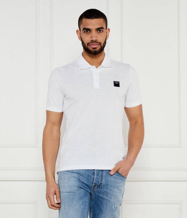 

Рубашка поло Regular fit Emporio Armani, белый