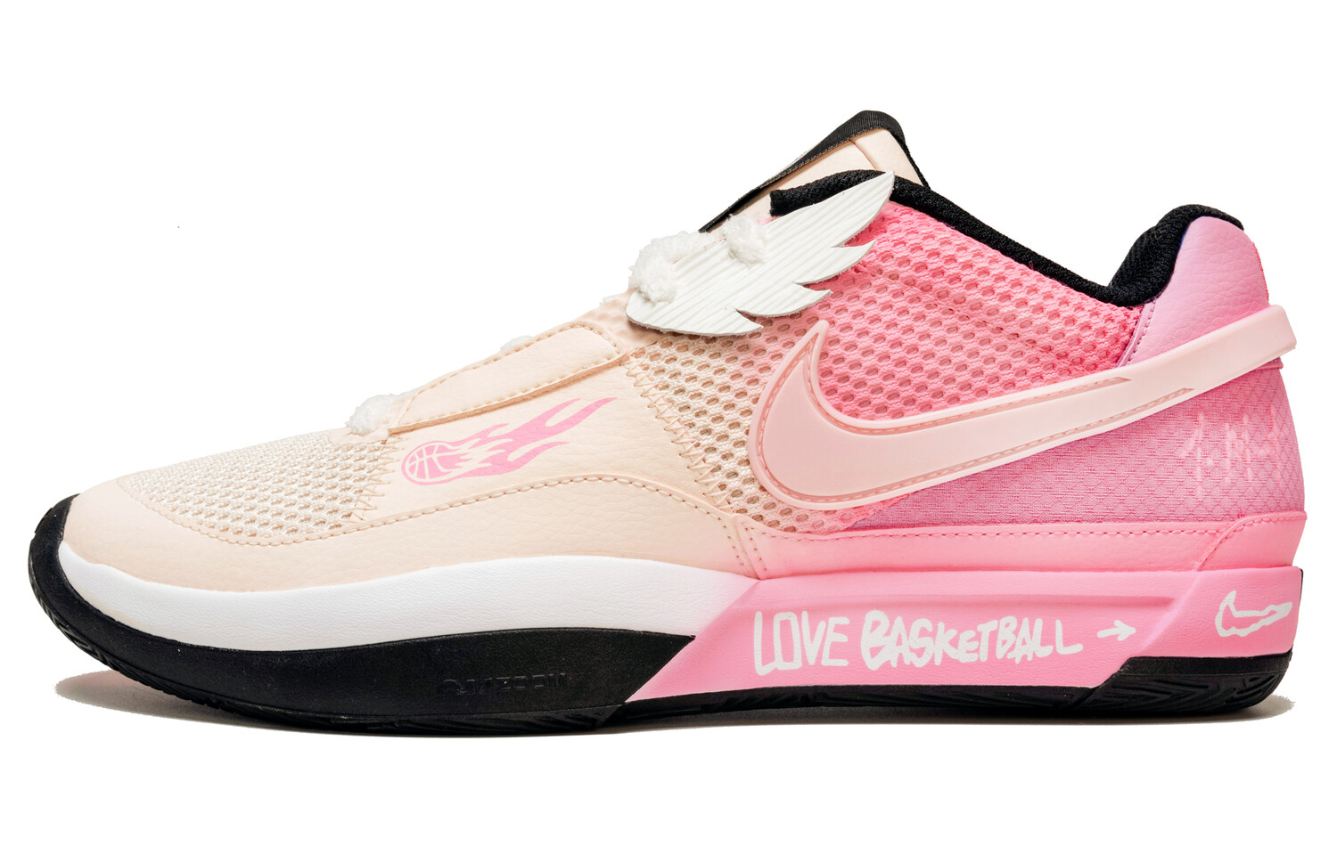 

Баскетбольные кроссовки Ja 1 Basketball Shoes Men Low-top Pink Nike, розовый