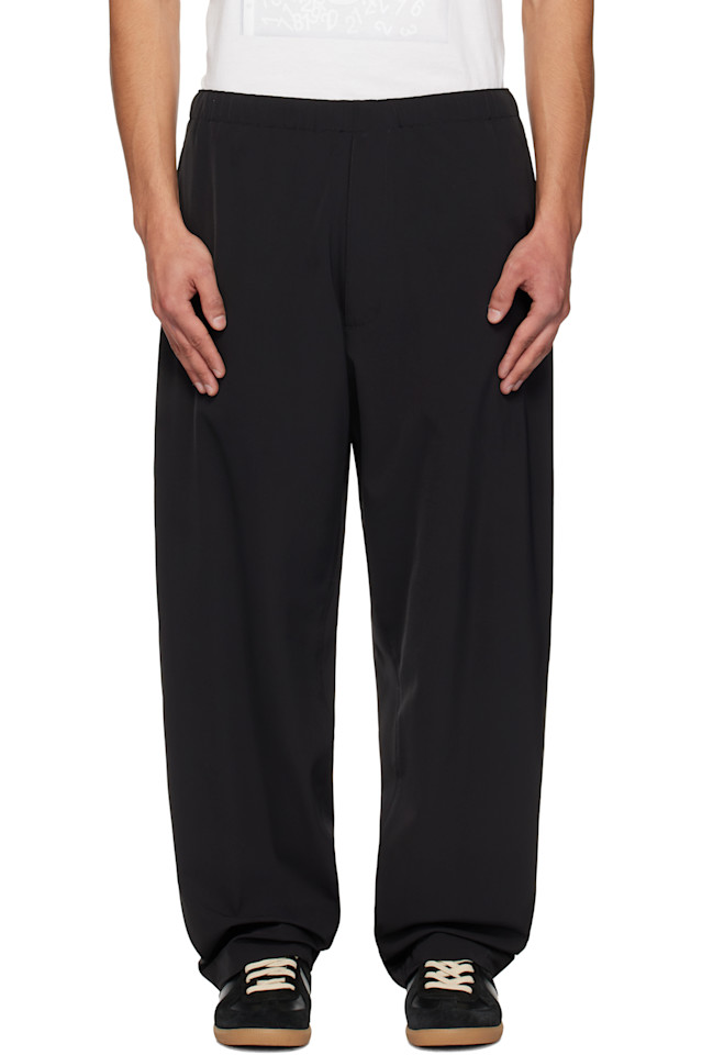 

Брюки с вышитым логотипом Mm6 Maison Margiela, черный