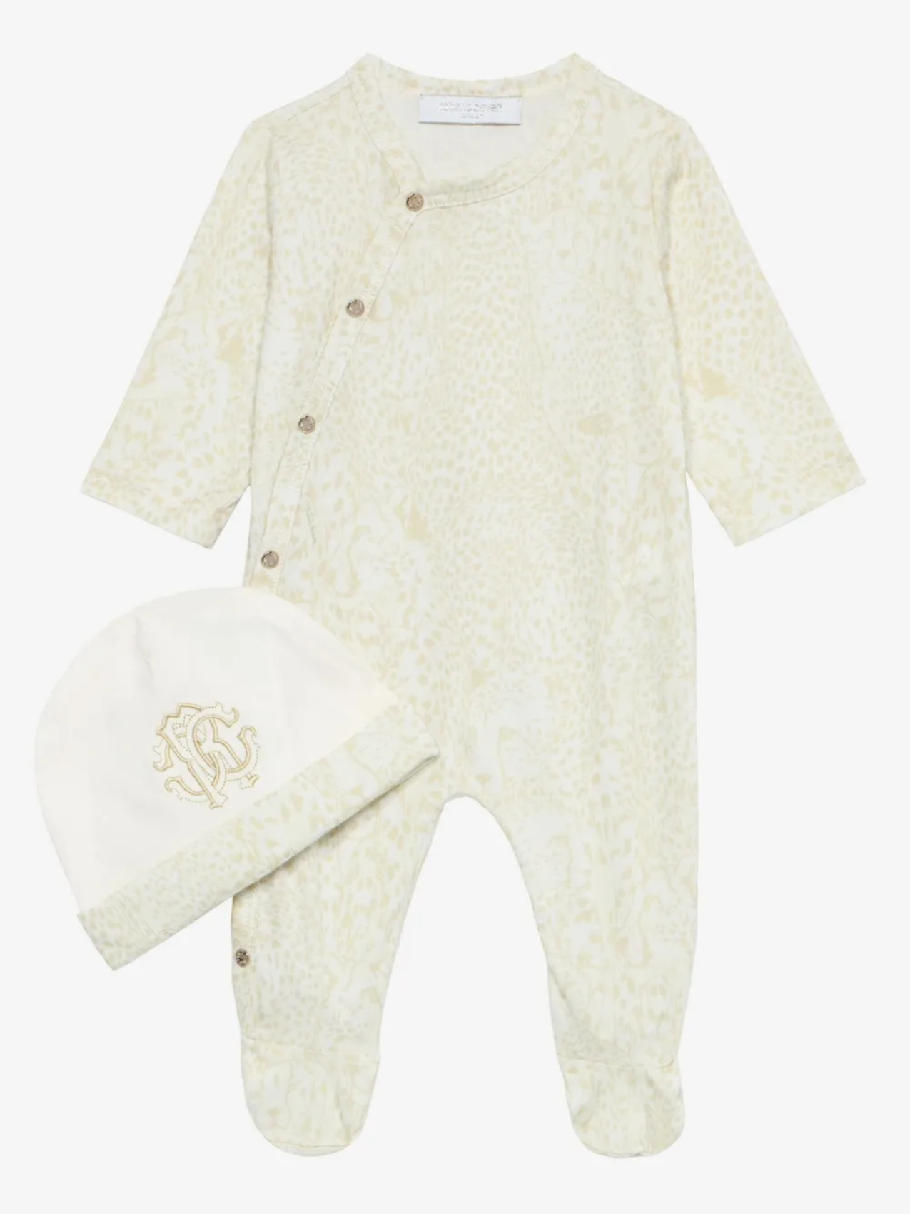 

Пижама с вышитым логотипом Roberto Cavalli Junior, нейтральный