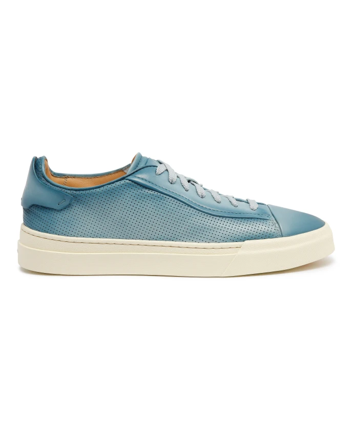 

Кожаные кроссовки Heritage Santoni, синий