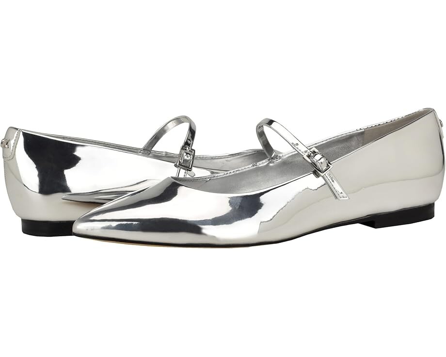 

Туфли на плоской подошве Calvin Klein Kamryn, цвет Silver Patent