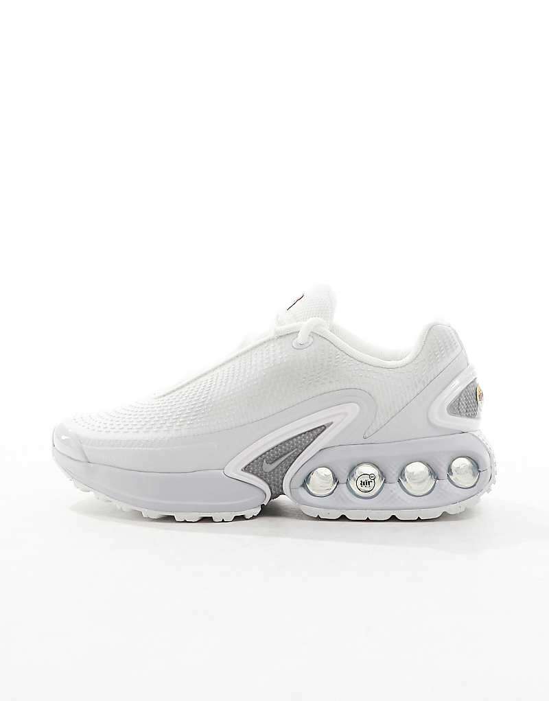 Белые и серебристые кроссовки унисекс Nike Air Max DN