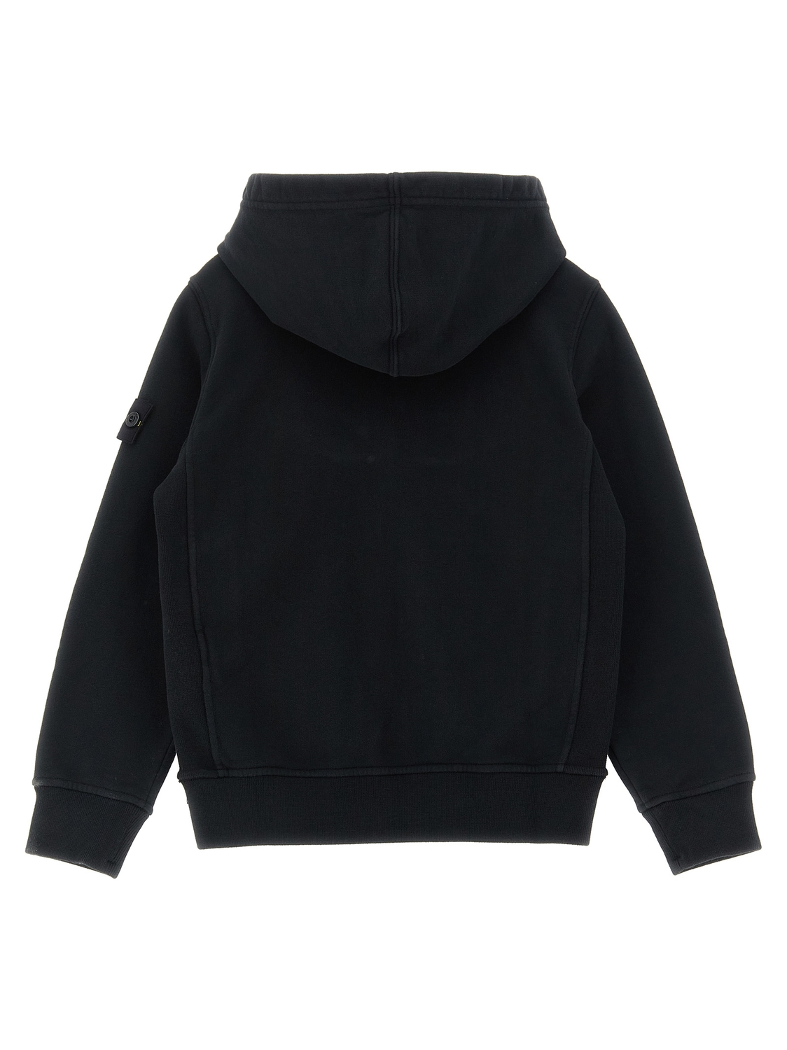 Толстовка с нашивкой-логотипом Stone Island Junior, черный — фото 2