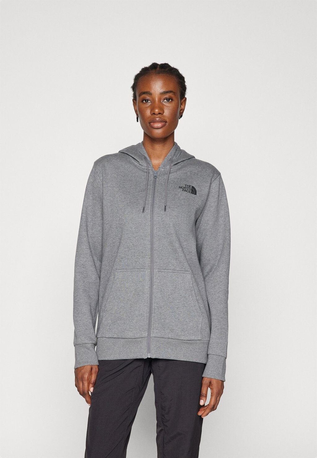 

Толстовка SIMPLE DOME FULL ZIP HOODIE The North Face, пестрый серый