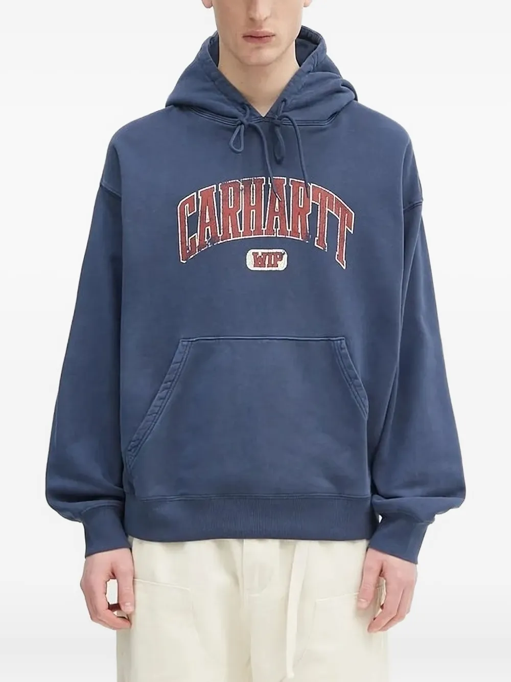 

Толстовка с логотипом в студенческом стиле CARHARTT WIP, синий