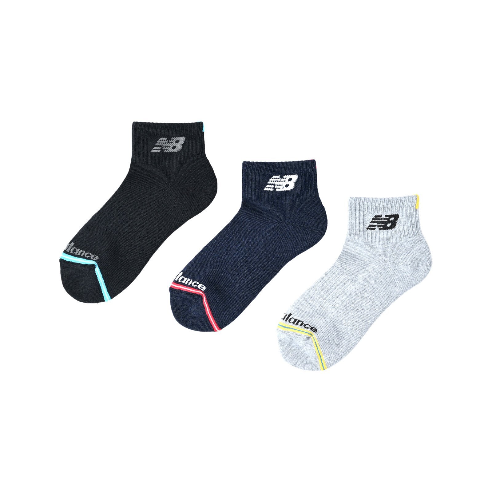 Детские носки 3P для мальчиков New Balance, AS1 Assorted Colors 1
