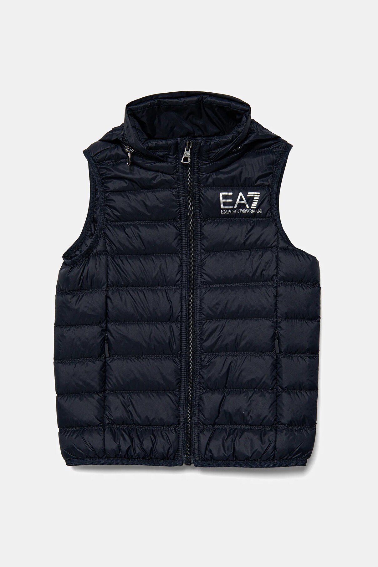 

Детский пуховый жилет Ea7 Emporio Armani, темно-синий