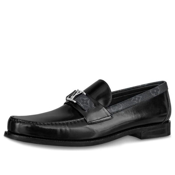 

Кроссовки major loafers 'black with monogram deco' Louis Vuitton, черный