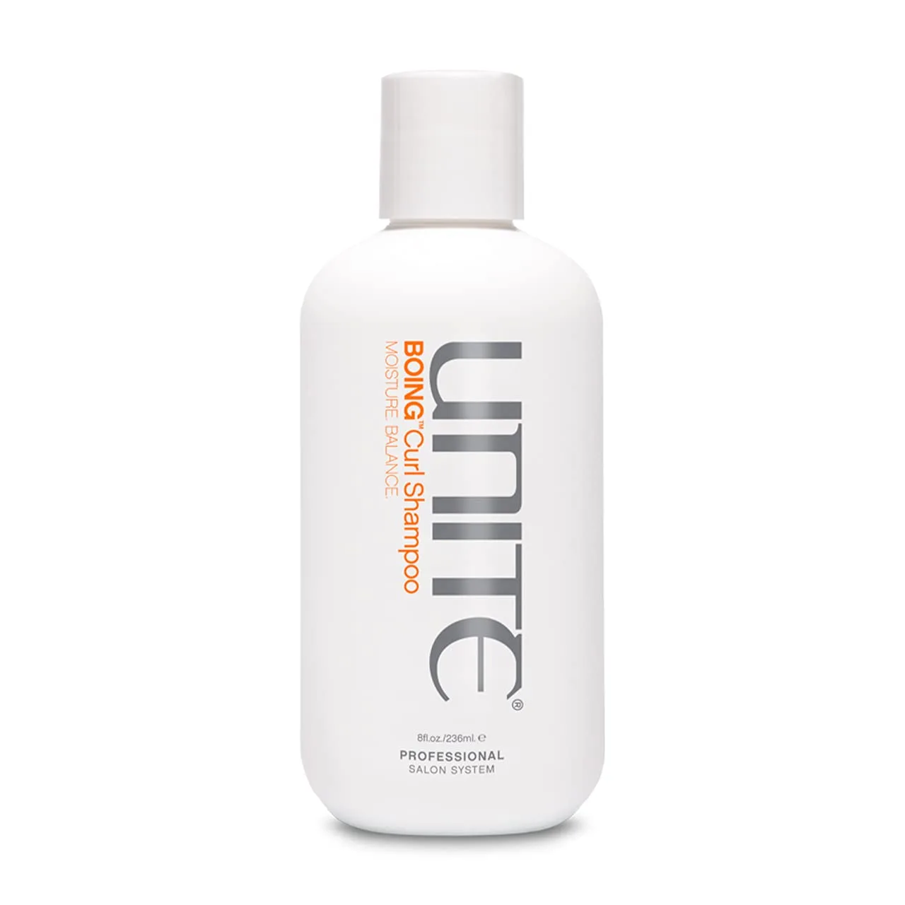 Шампунь для кудрявых волос UNITE Hair - BOING - Увлажняющее очищающее средство для бережного очищения, укрепления и защиты натуральных локонов - Для волнистых, кудрявых и вьющихся волос - 237 мл