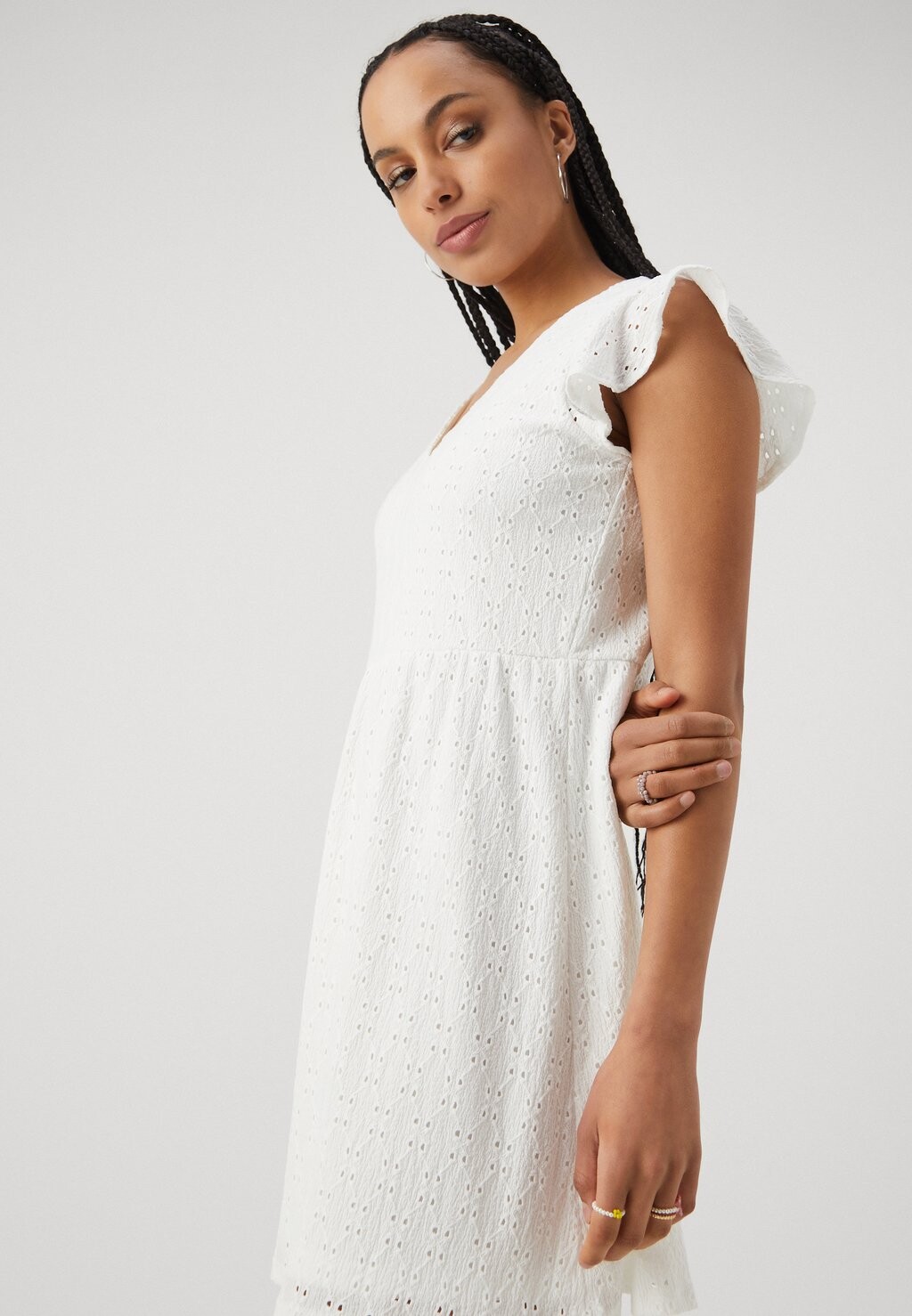 

Дневное платье VMULRIKKE SHORT DRESS Vero Moda, белый