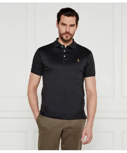 

Футболка поло Slim fit Polo Ralph Lauren, черный