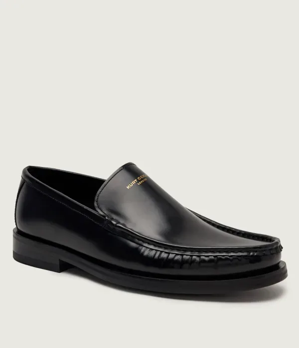 Кожаные лоферы DENMAN Kurt Geiger, черный