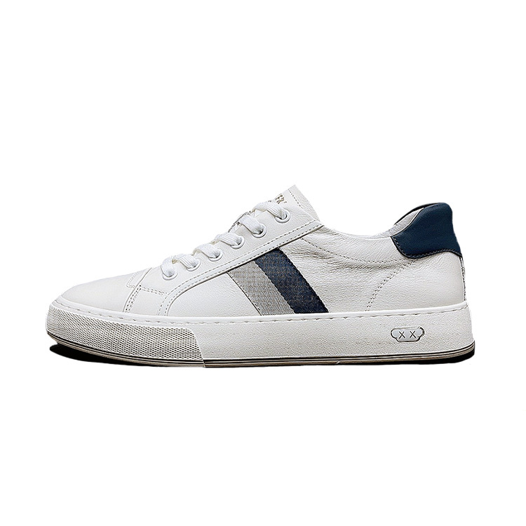 

Нескользящие износостойкие низкие мужские кроссовки Devanro, White