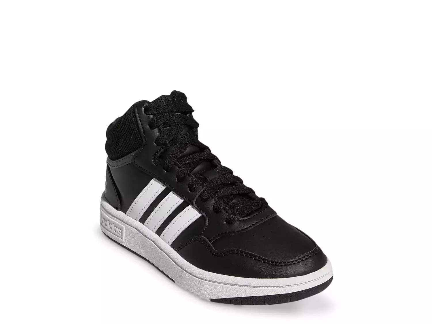 

Кроссовки Hoops 3.0 Mid — детские Adidas, Black/White