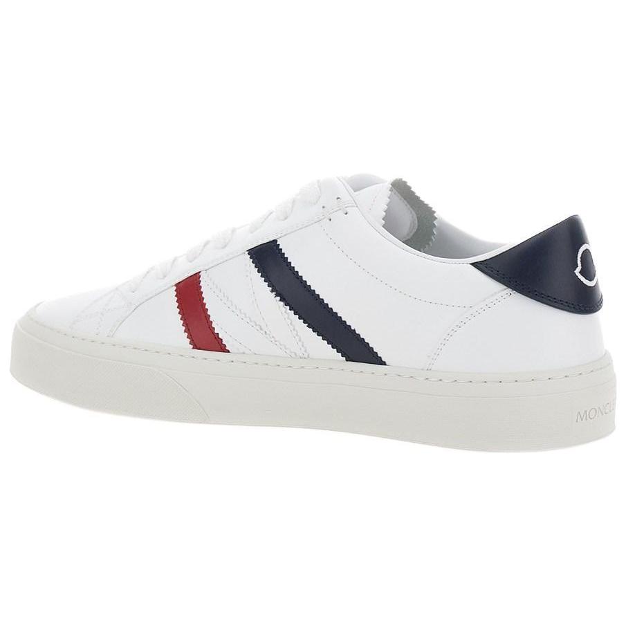 Moncler Monaco Low Top Скейтерские Кроссовки Мужские Белые — фото 4