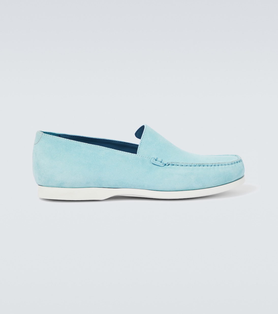 

Мокасины из замши Monaco Manolo Blahnik, 4212 Mblu
