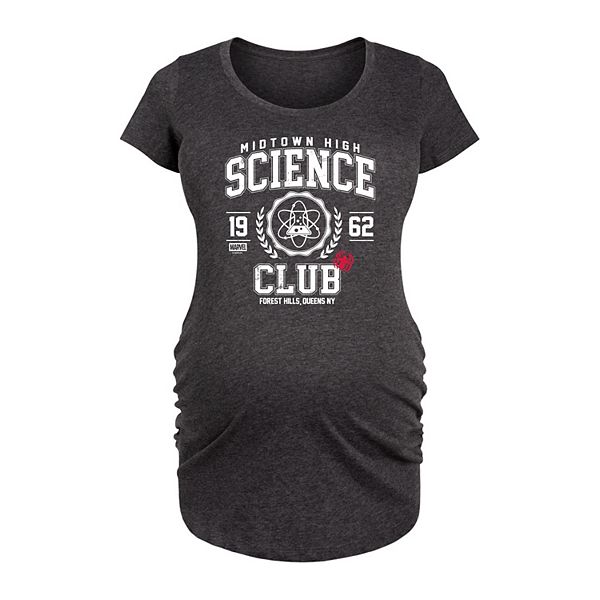 

Футболка с принтом Maternity Spider-Man Midtown Science Club Marvel, Heather Charcoal