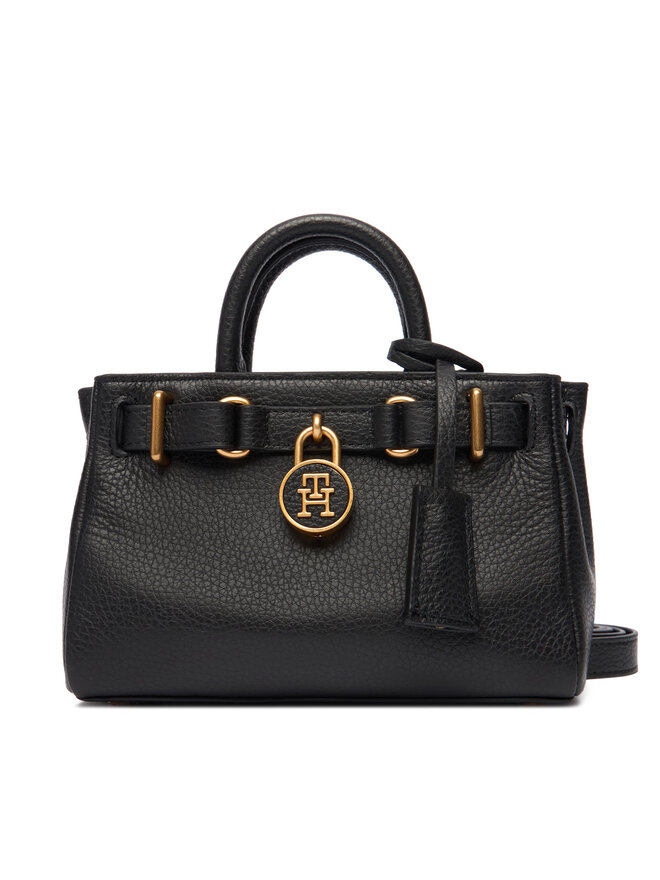 

Сумка Tommy Hilfiger American Icon Micro Tote Leather AW0AW18167 Schwarz