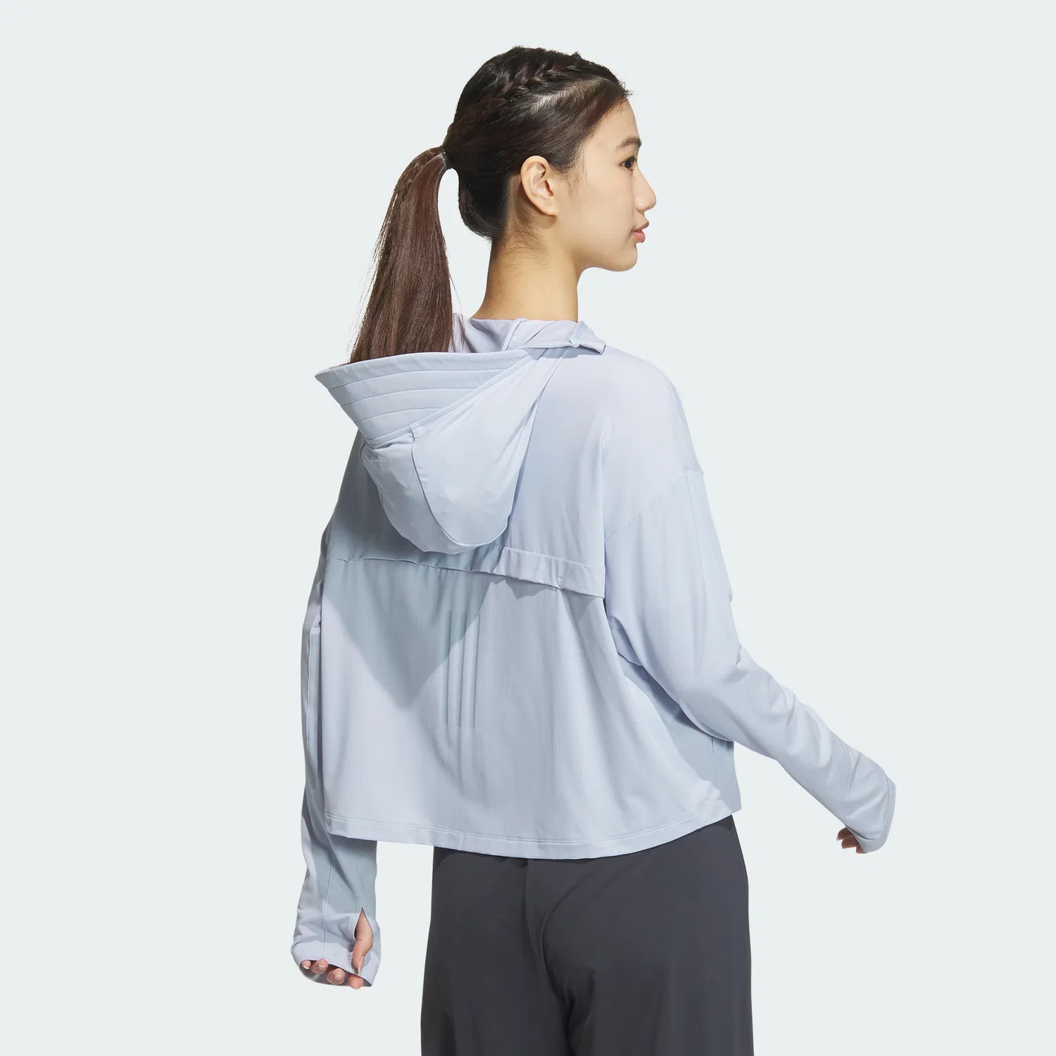 Женская вязаная куртка UPF Halo Blue от Adidas — фото 2