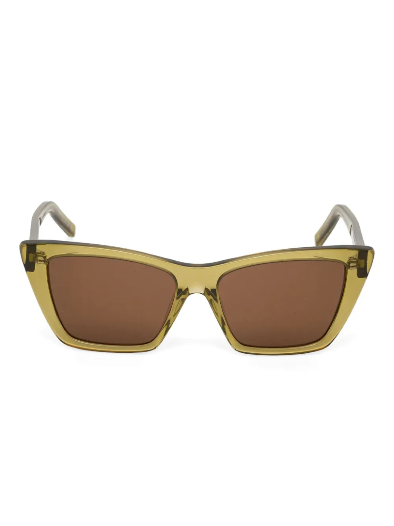 

Солнцезащитные очки «кошачий глаз» Saint Laurent Eyewear, зеленый