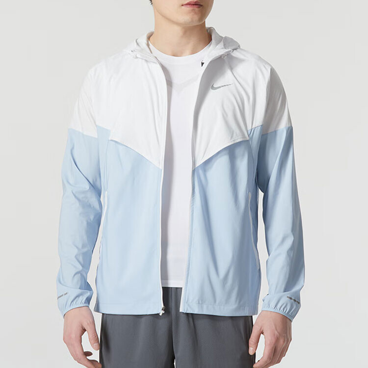 Куртка Nike Windrunner Repel Running, светло-голубой — фото 2