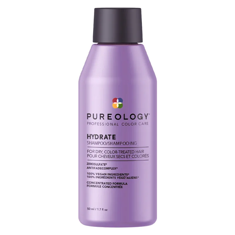 Pureology Шампунь для путешествий с аминокислотами и водой, увлажняющий, для защиты цвета, 50 мл