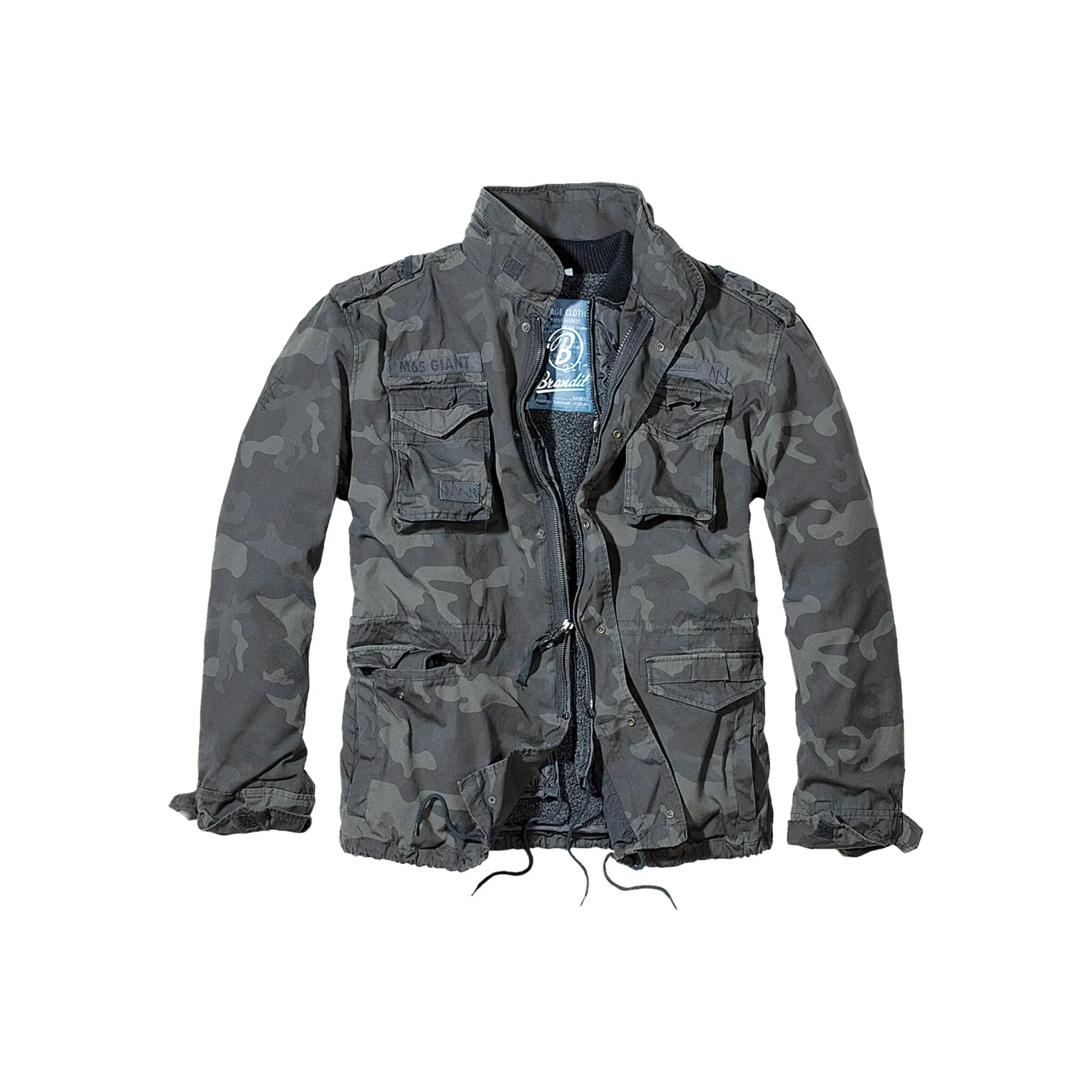 

Зимнее пальто Brandit " Brandit Men's M-65 Giant Jacket", цвет Darkcamo
