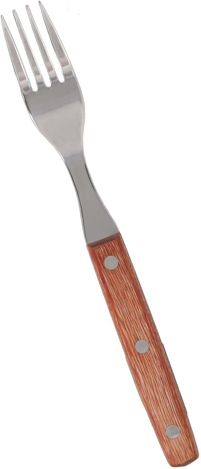 

Такаги Вилка для стейка с деревянной ручкой Takagi, Brown X Silver