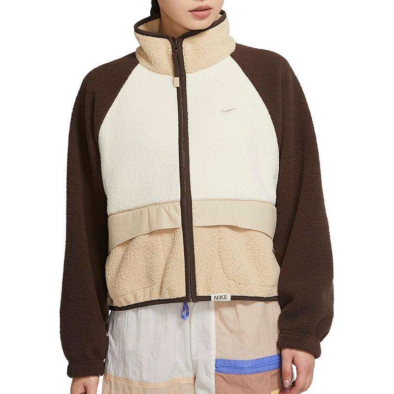Nike Женская бархатная куртка пшенного цвета, Millet Yellow — фото 3