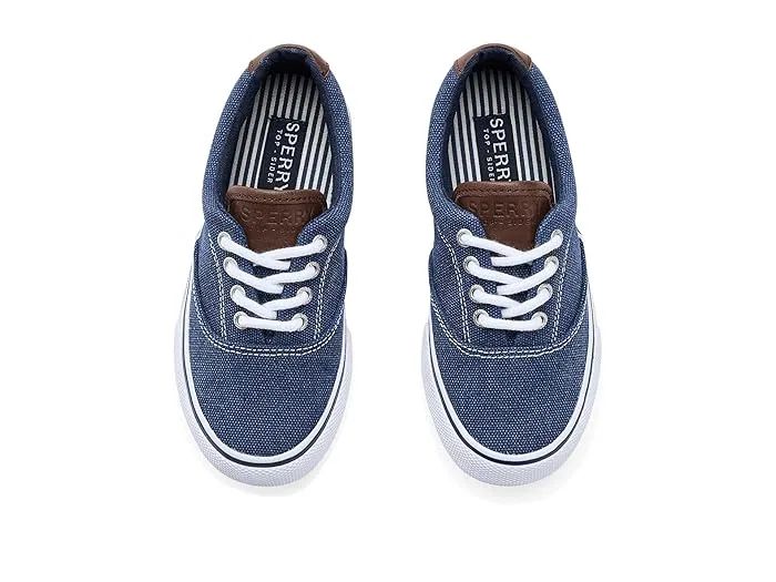 Кроссовки детские Cvo Striper II Sperry Kids, Midnight Blue Canvas — фото 3