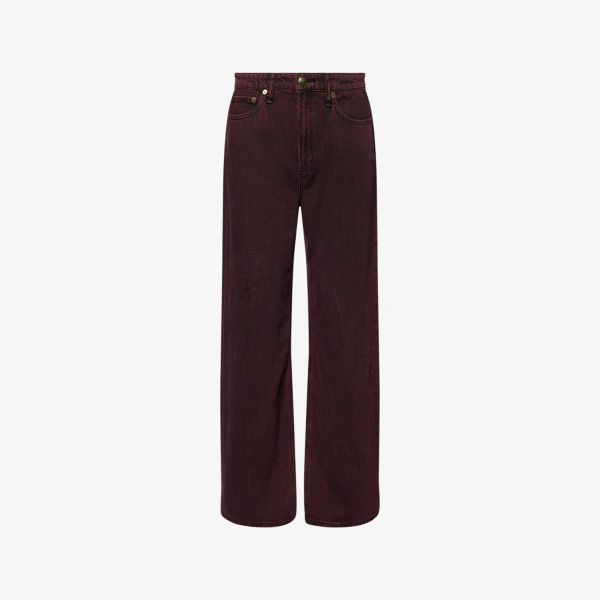 

Г-н Логан джинсы с широкими штанинами облегченные Rag & Bone, цвет brntb
