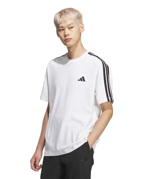 Мужская футболка Adidas Essentials+ Loose Fit с 3 полосками