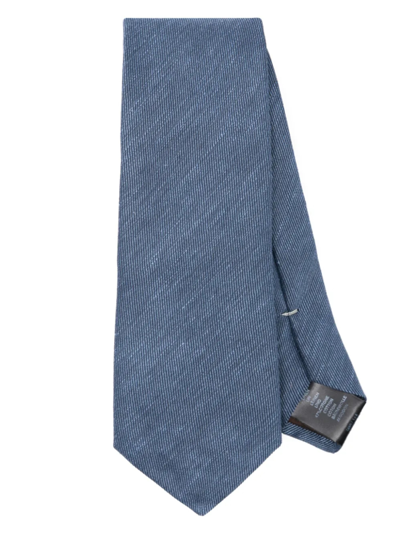 

Canali фактурный галстук, синий