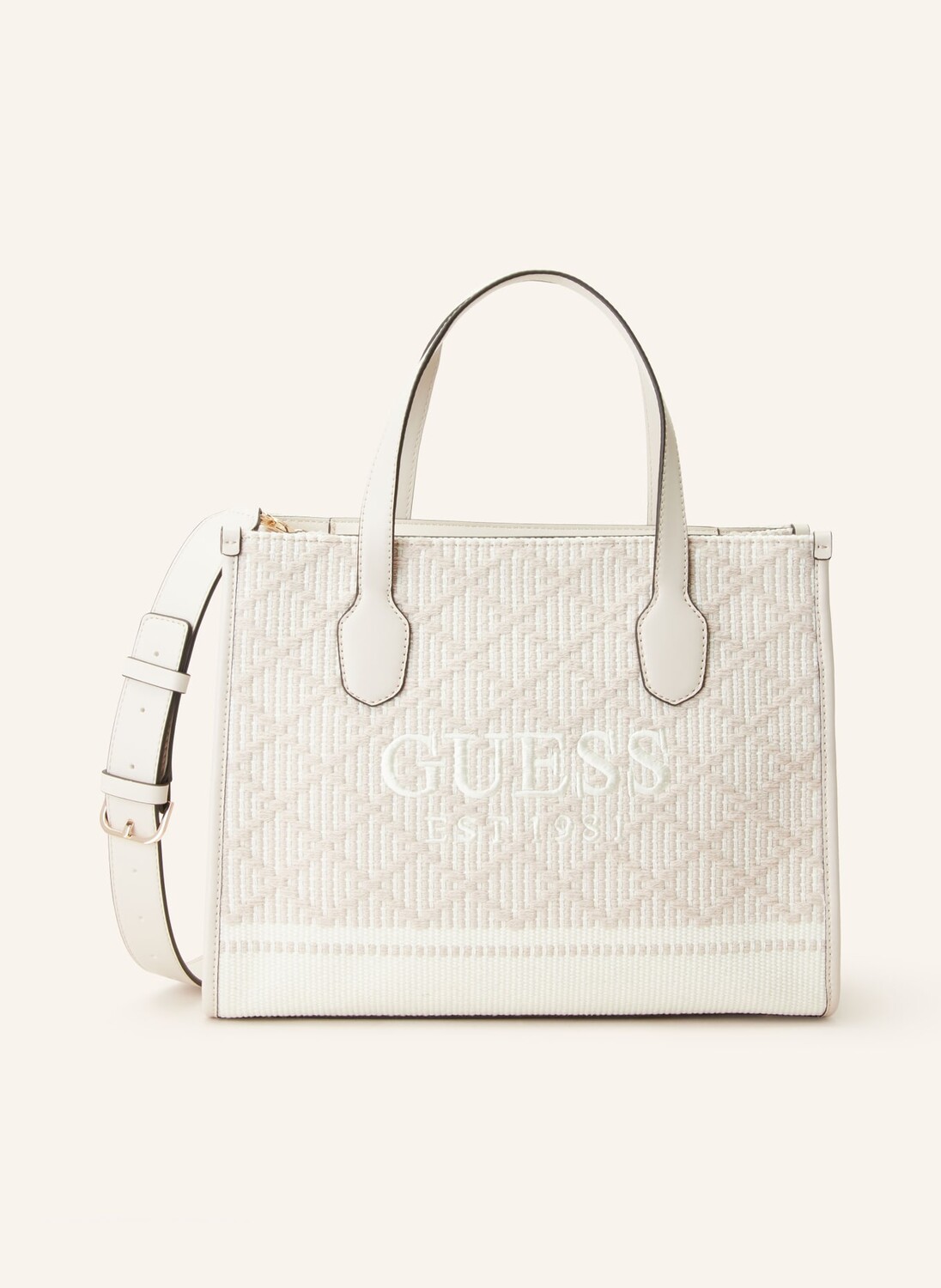 

Сумочка Сильвана Guess, бежевый
