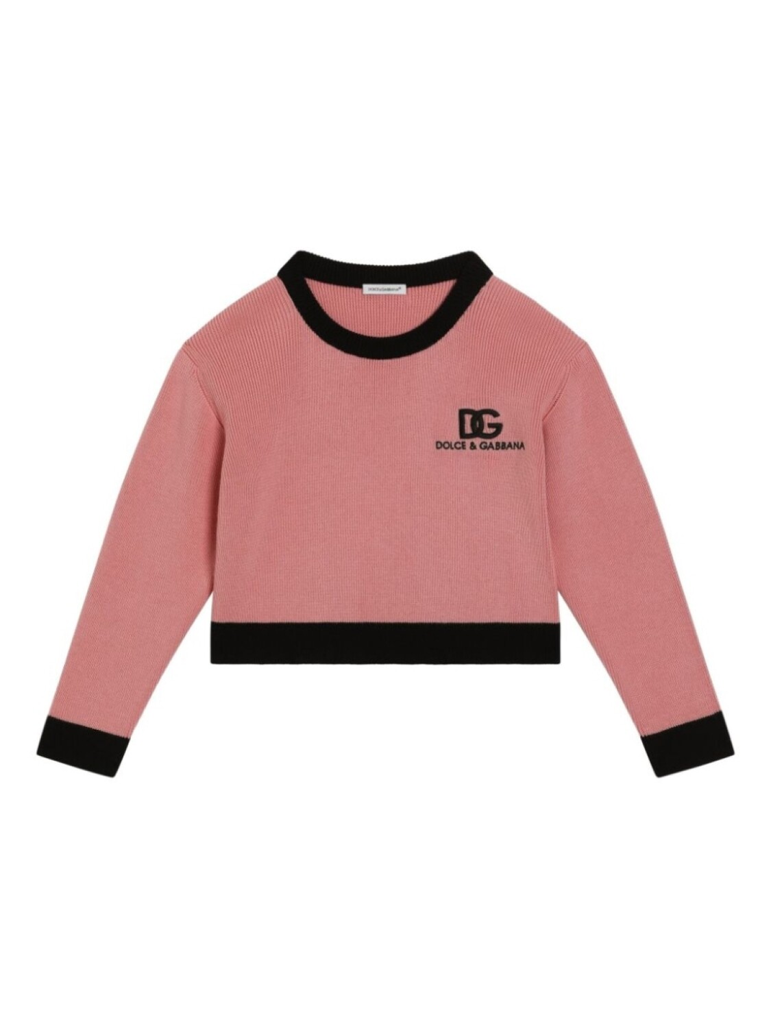 

Свитер с логотипом Dolce & Gabbana Kids, розовый