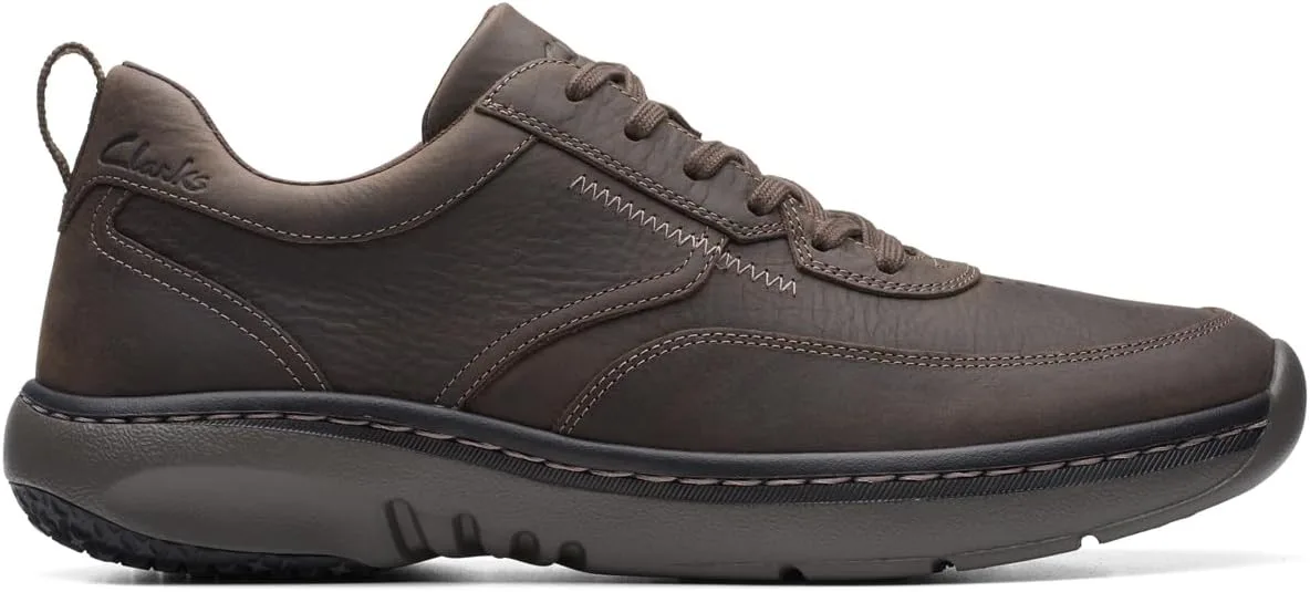 Мужские кроссовки Clarkspro и кроссовки Clarks на шнуровке, темно-коричневый — фото 3
