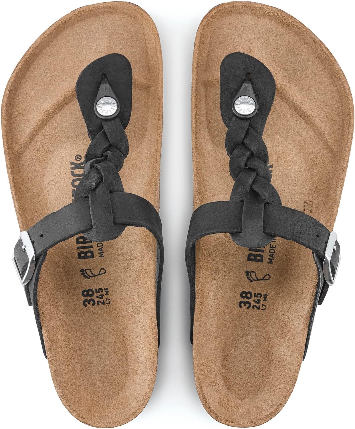 Сандалии Birkenstock Gizeh Essentials EVA унисекс, черный — фото 3