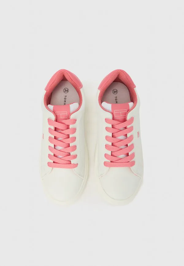 Кроссовки унисекс cooper Tommy Hilfiger, White/Fuchsia — фото 4