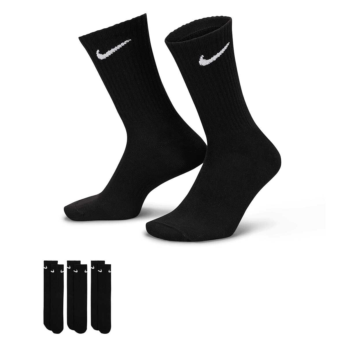 

Носки EVERYDAY LIGHTWEIGHT TRAINING CREW SOCKS (3 PAIRS) Nike, цвет Schwarz/Weiß