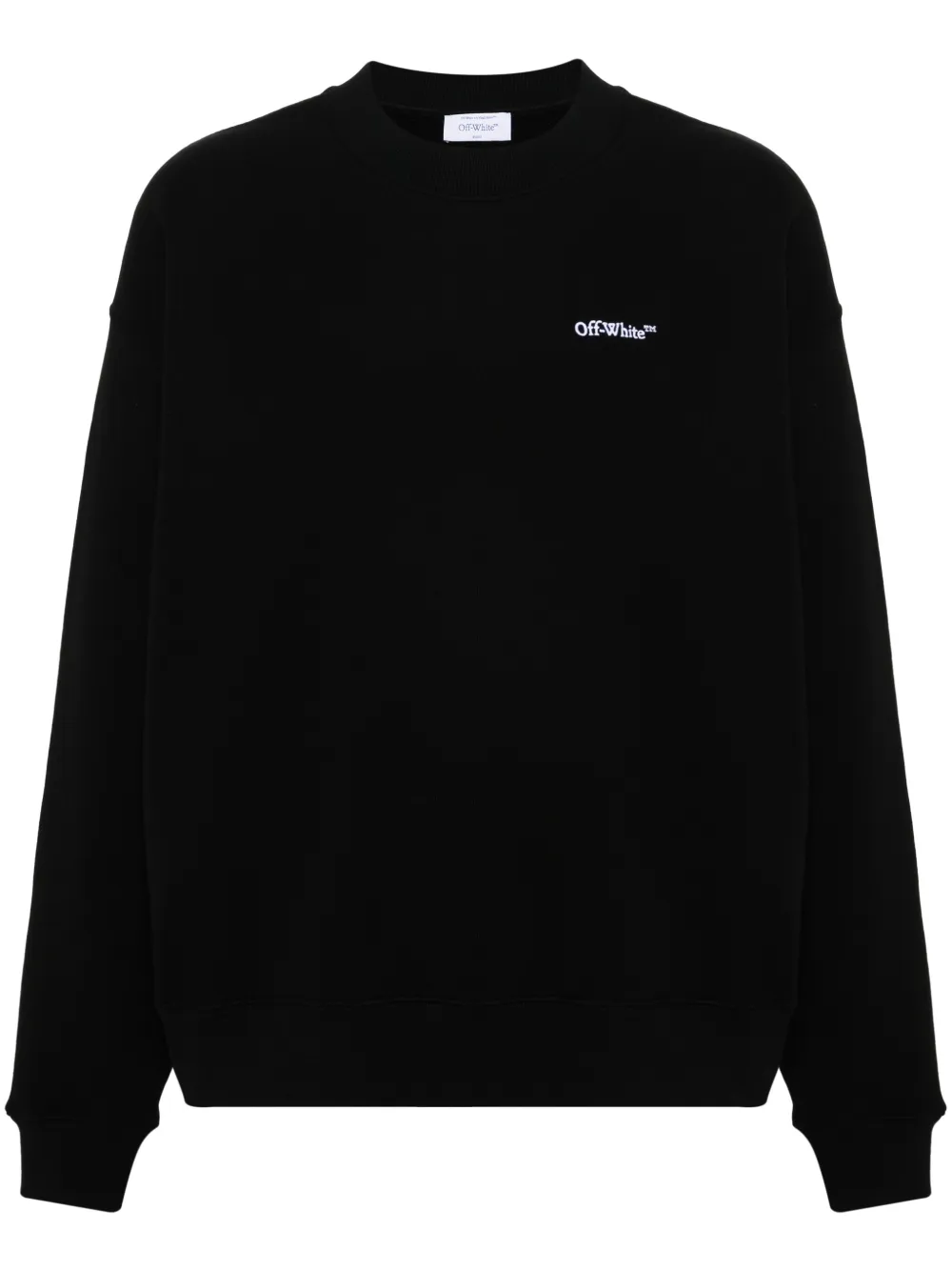 

Толстовка с вышитым логотипом OFF-WHITE, черный