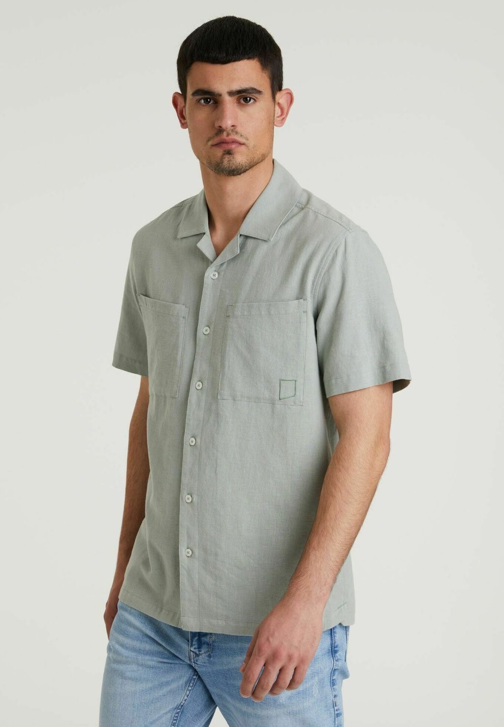 

Рубашка BIZZ LINEN CHASIN', зеленый