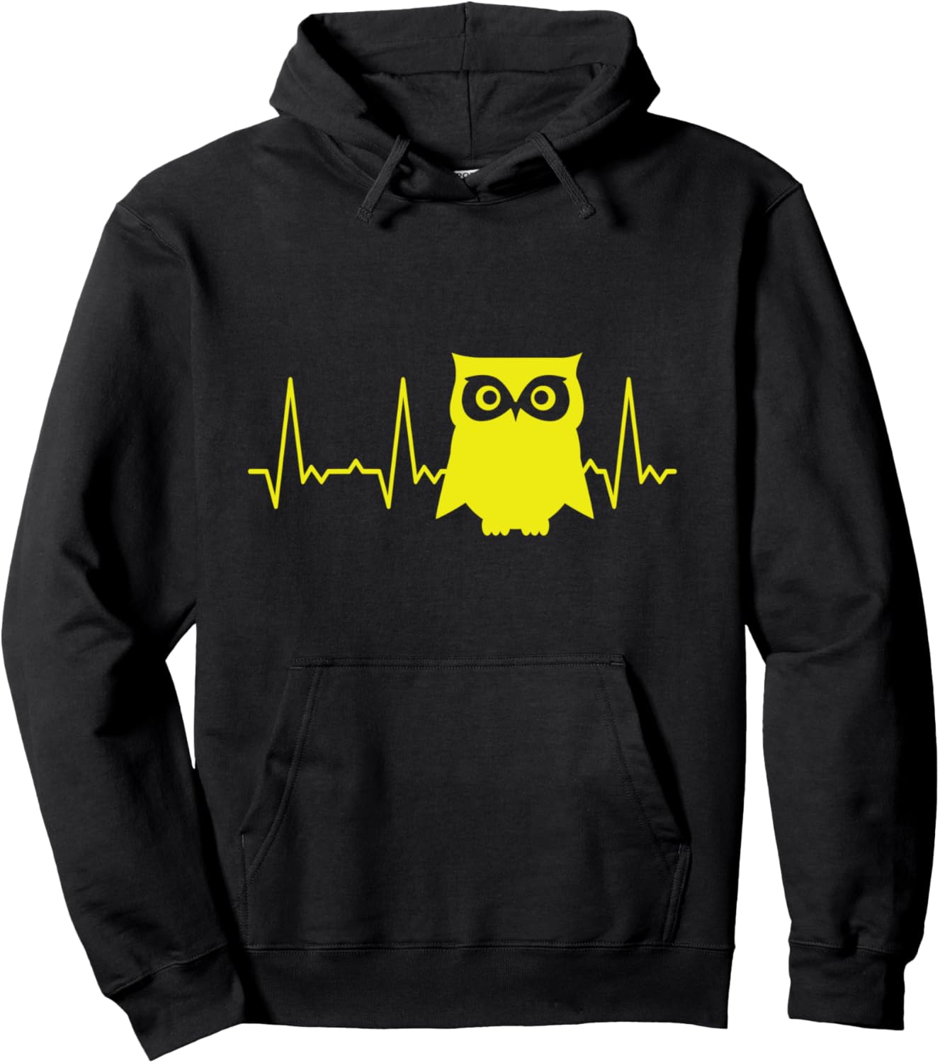 

Толстовка с изображением совы, бьющейся в сердце, черная Heartbeat Graphic Gifts For Women, Men, And Kids, Черный, Толстовка с изображением совы, бьющейся в сердце, черная Heartbeat Graphic Gifts For Women, Men, And Kids