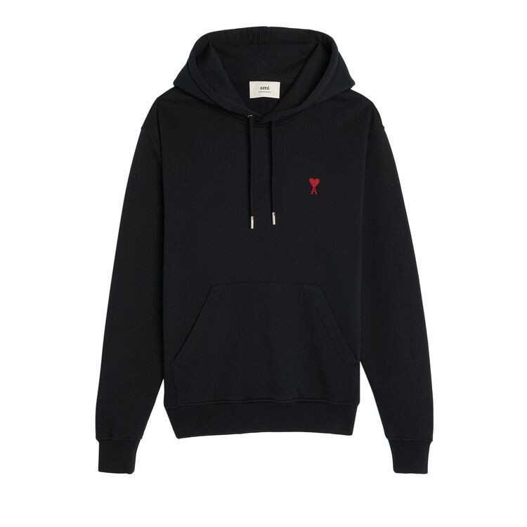 

Худи Ami Classic Hoodie Black, черный